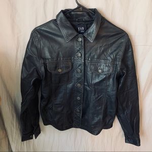 Leather jacket very unique style